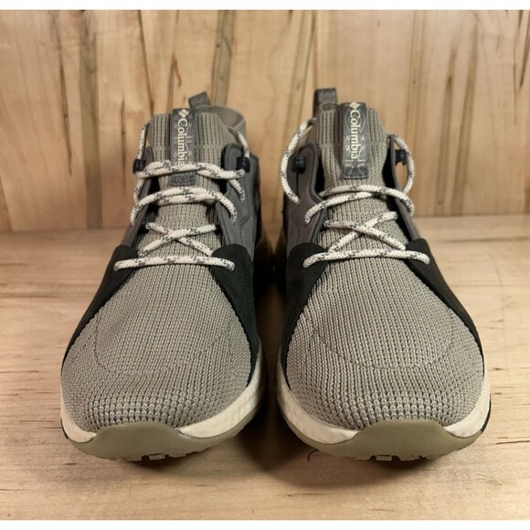 Columbia SH/FT Outdry Mid Shoe Size 7 Mens Tan Gray Black Knit - Picture 3 of 7